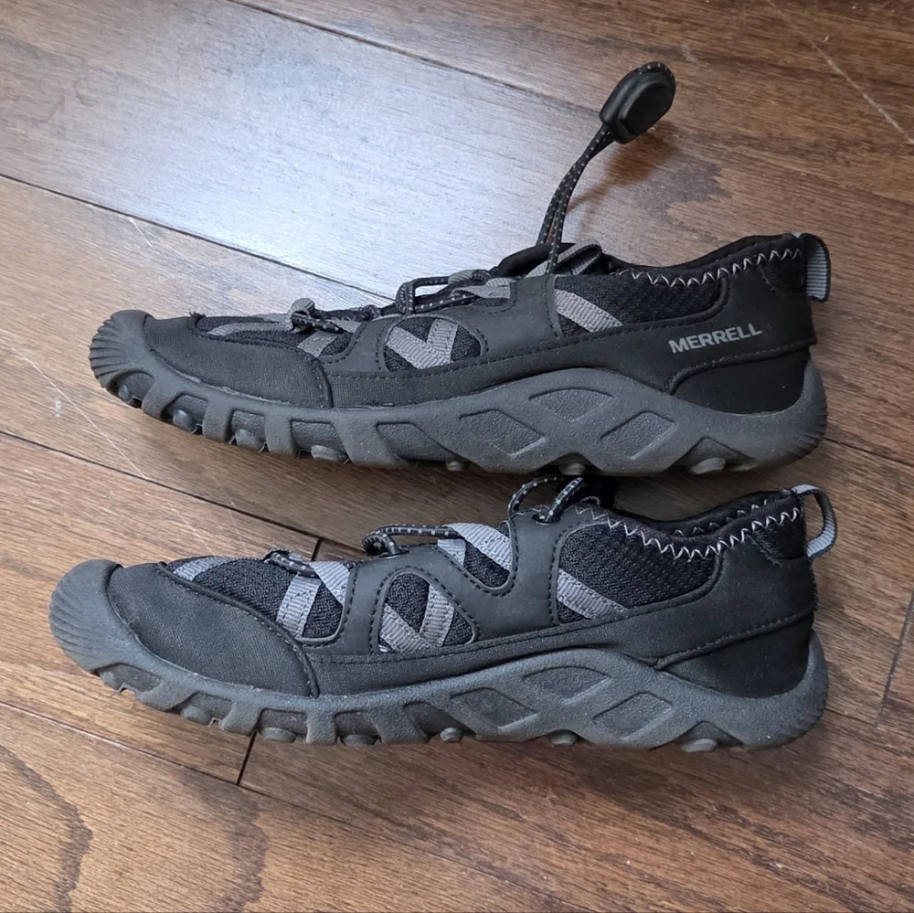 Merrell Hydro Cove Black Boys Water Sandals Size 2